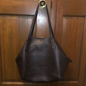Banana Republic Leather Unstructured Tote